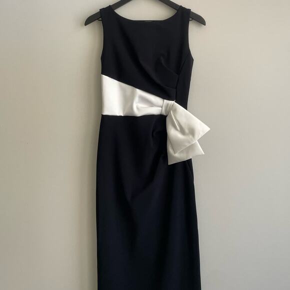 Chiara Boni Yazhi Ponte Bow Waist Evening Dress - Picture 3 of 7
